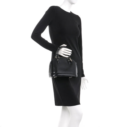 Louis Vuitton Epi Electric Alma BB Black 7 of 7