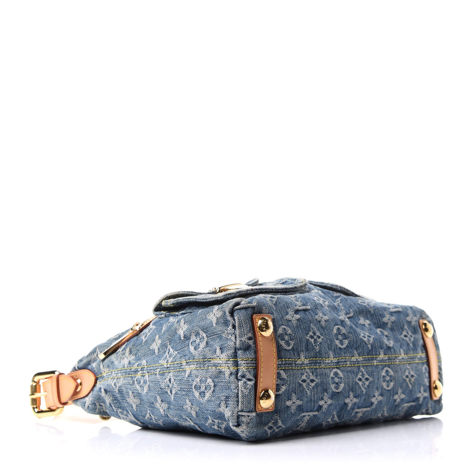 Louis Vuitton Monogram Denim Baggy PM Blue 4 of 12