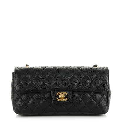 Chanel Caviar East West Flap Black 1 of 7