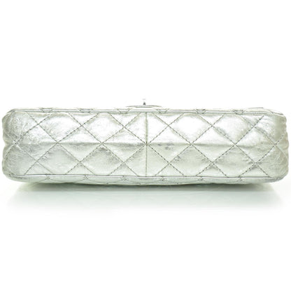 Chanel Distressed Leather 2.55 Reissue 226 Flap Silver 5 of 9