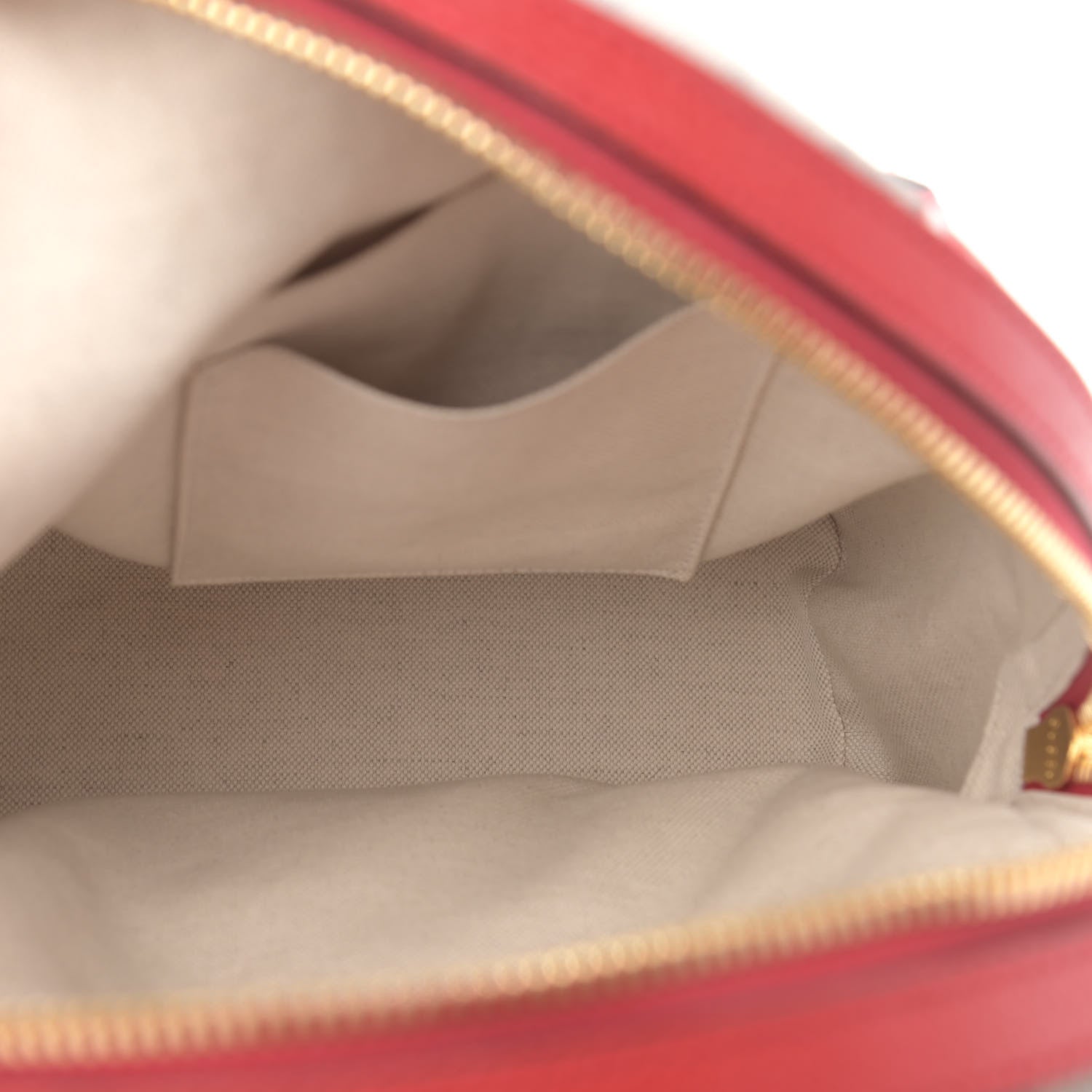 Gucci GG Supreme Monogram Apple Small Retro Interlocking G Day Backpack Beige Multicolor Lobster Red 5 of 12