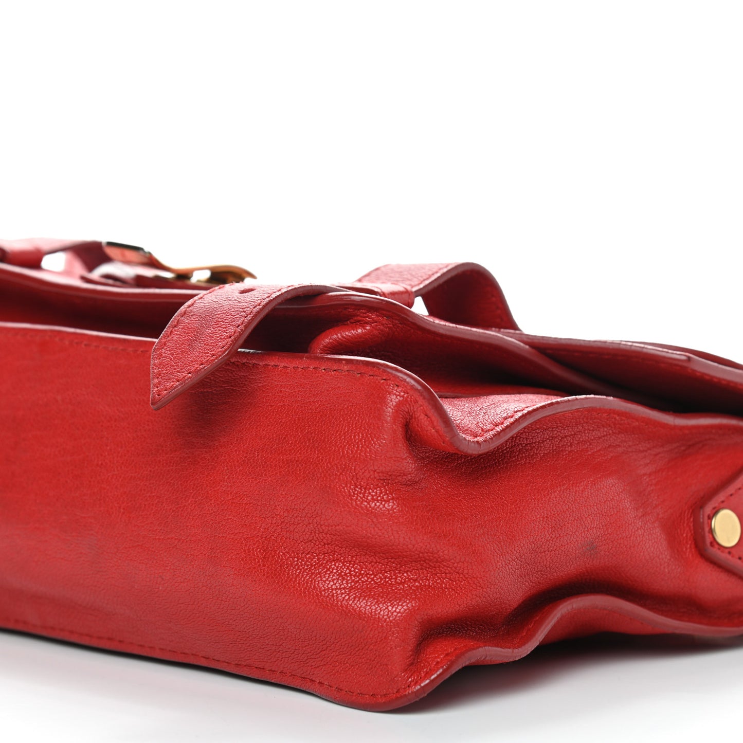 Lambskin Medium PS1 Satchel Red