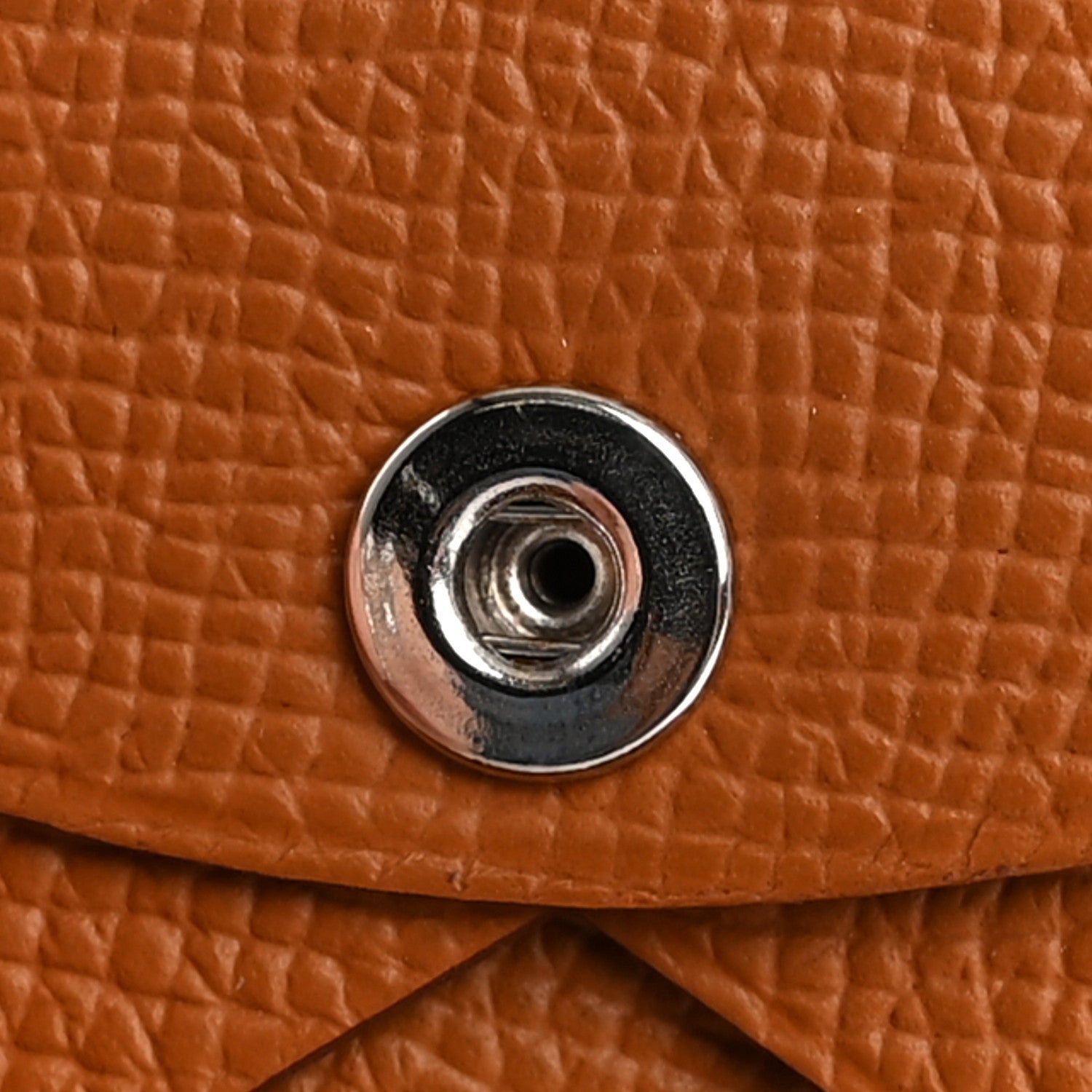 Hermes Epsom Calvi Card Case Gold 9 of 10