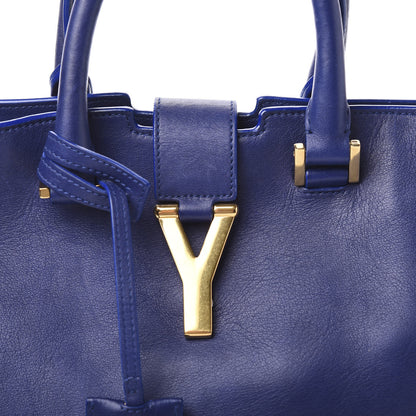 Saint Laurent Calfskin Small Classic Y Cabas Navy 8 of 8