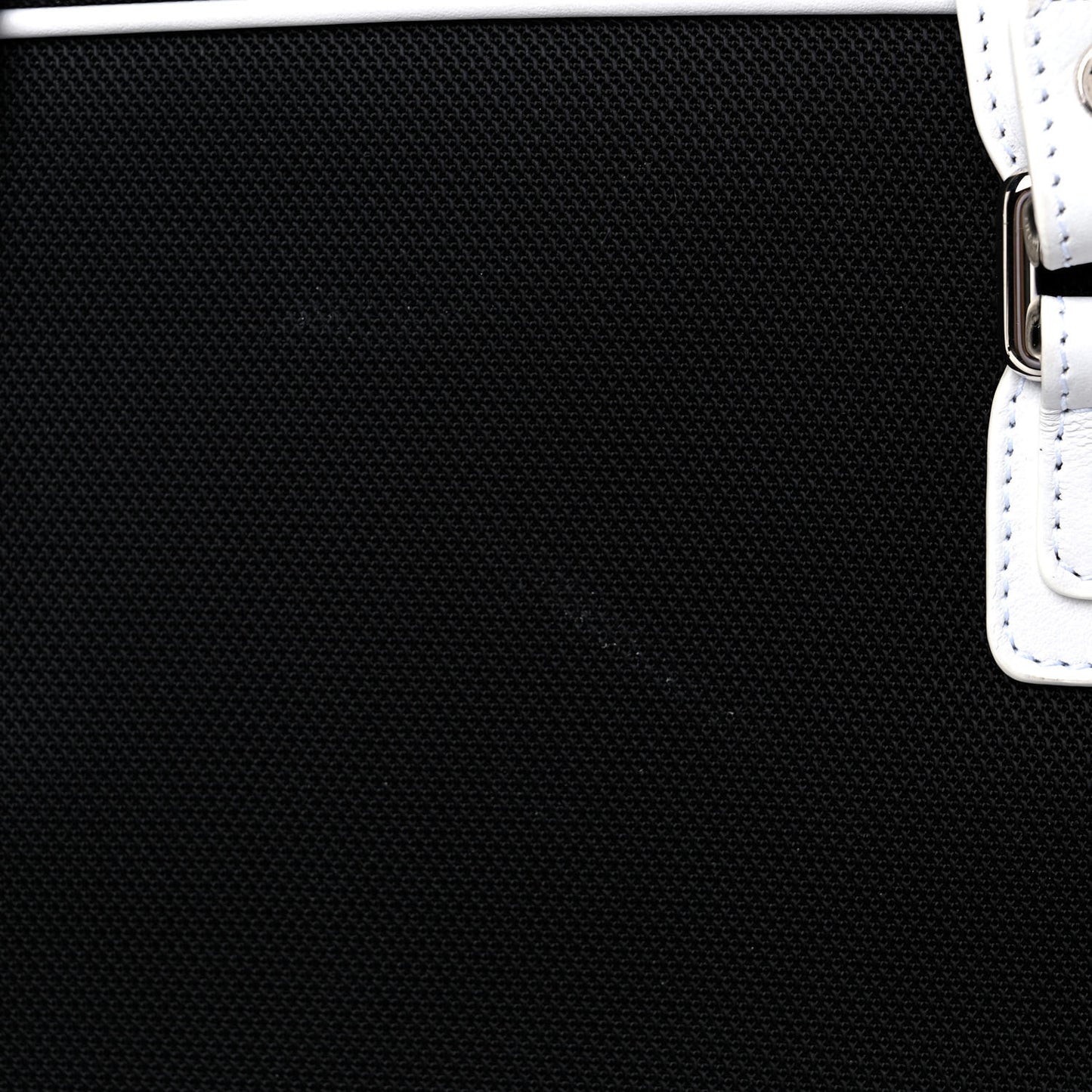 Canvas Rubber Airlines Large Zip Shopping Tote Black White Red