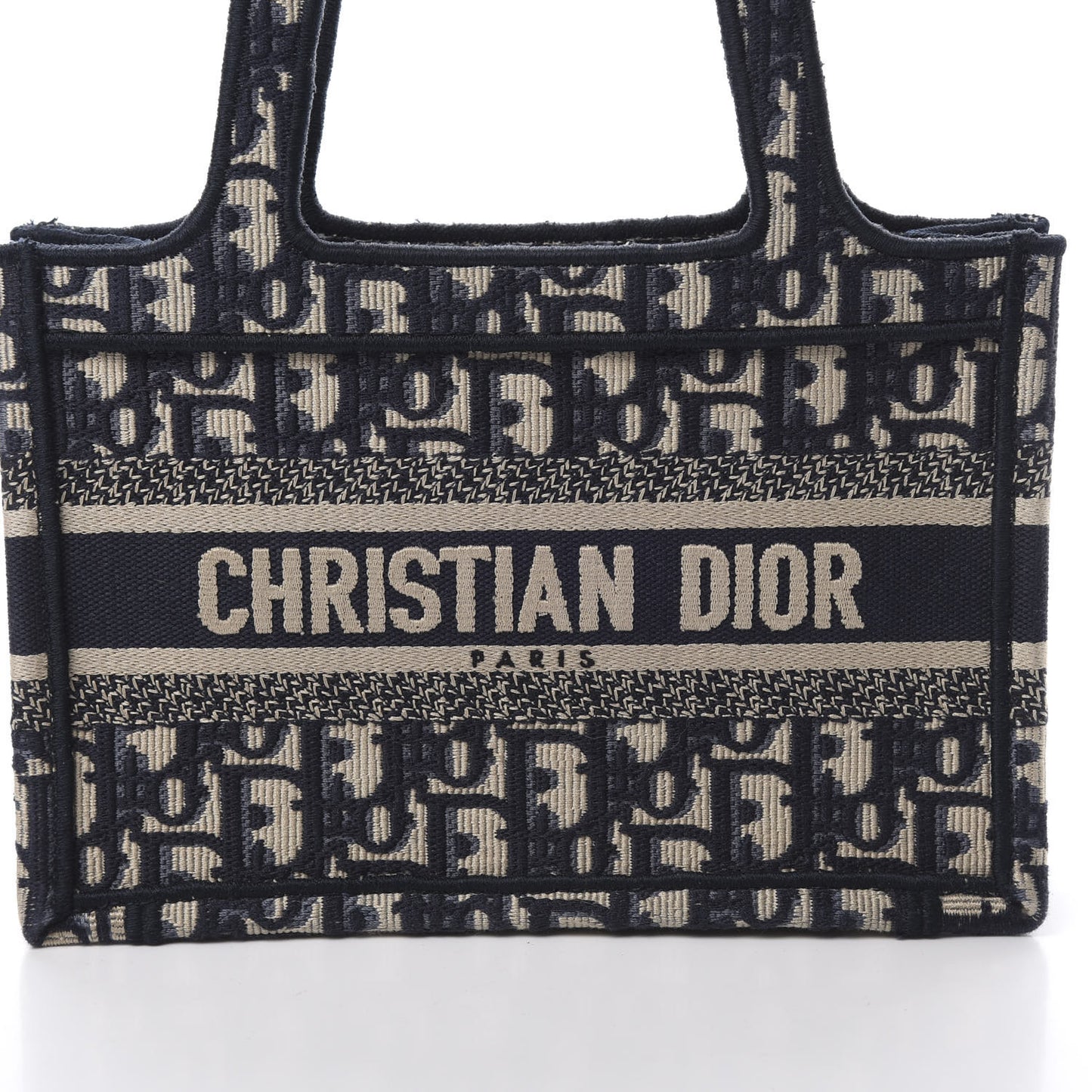 Oblique Mini Book Tote Blue Multicolor
