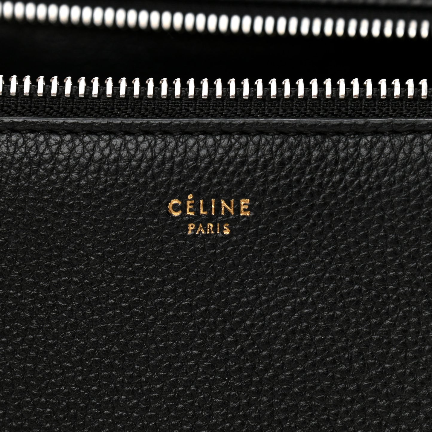 Supple Calfskin Medium Edge Shoulder Bag Black