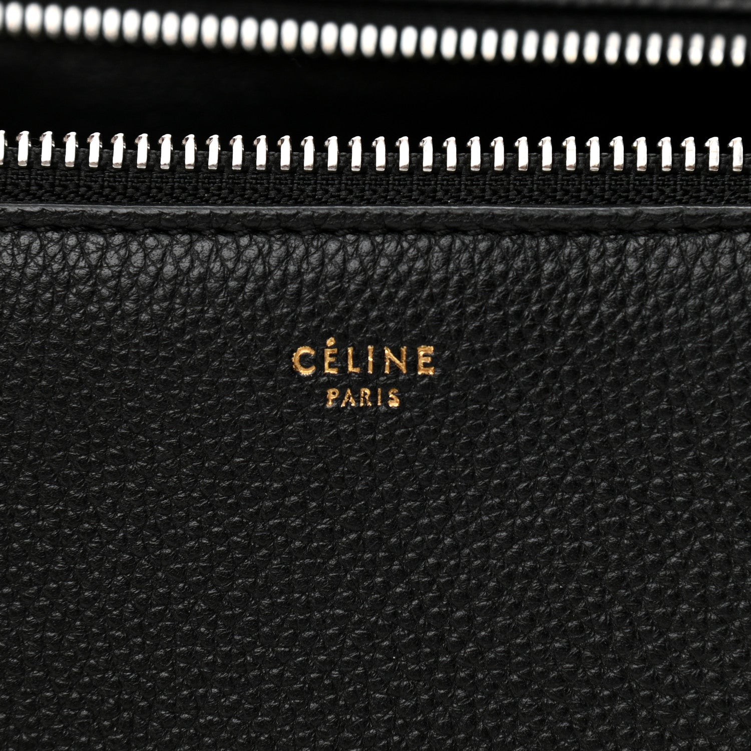 Celine Supple Calfskin Medium Edge Shoulder Bag Black 5 of 11