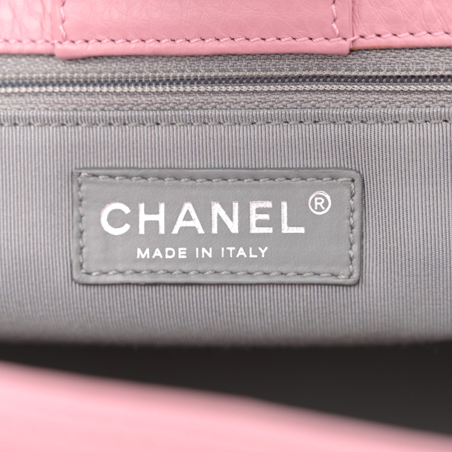Chanel Calfskin Cerf Executive Shopper Tote Pink 6 of 15