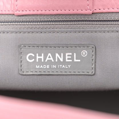Chanel Calfskin Cerf Executive Shopper Tote Pink 6 of 15