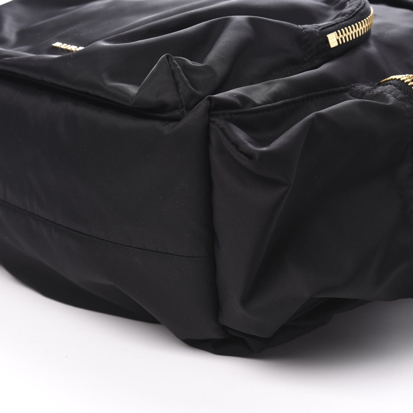 Nylon Medium Rucksack Backpack Black