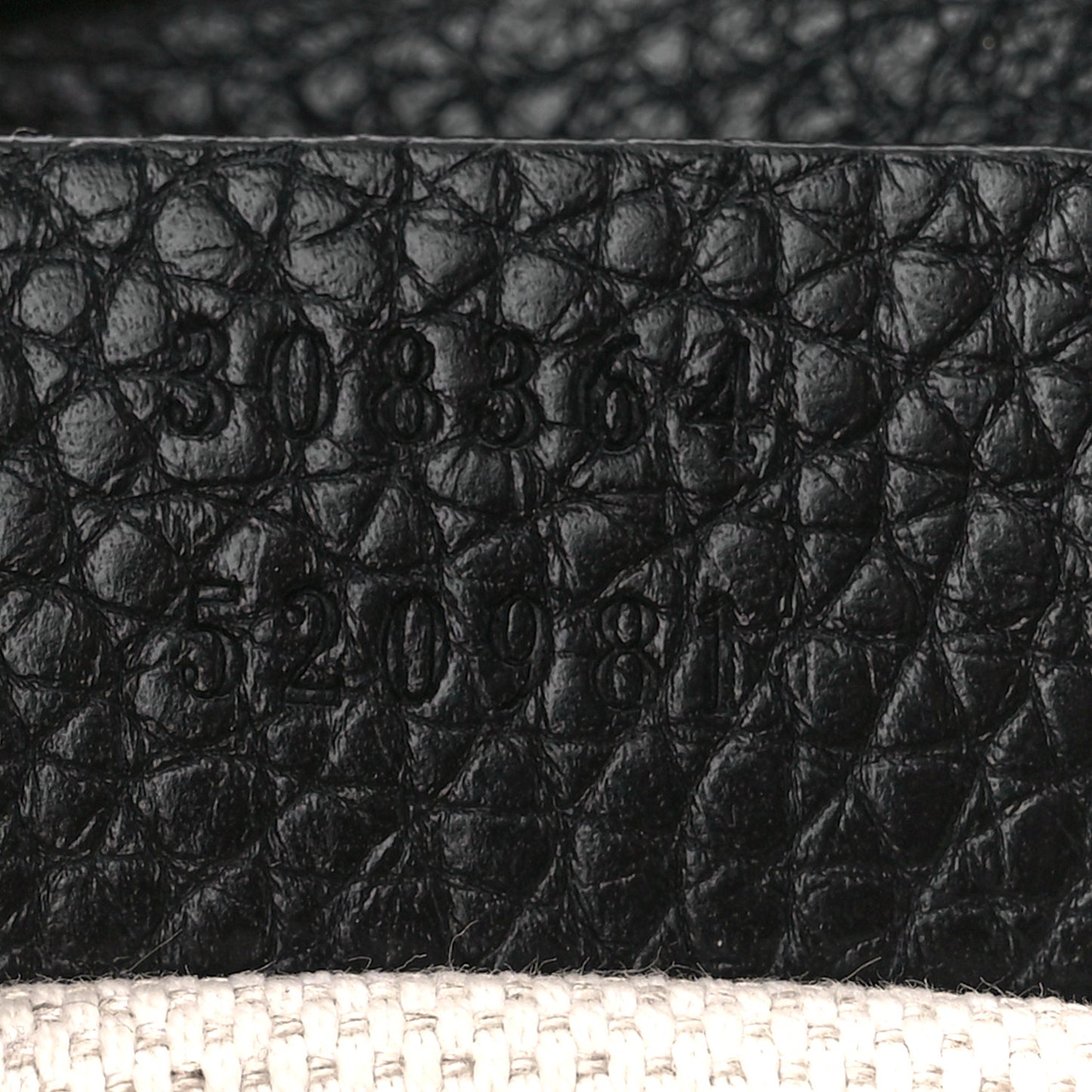 Pebbled Calfskin Small Soho Disco Bag Black