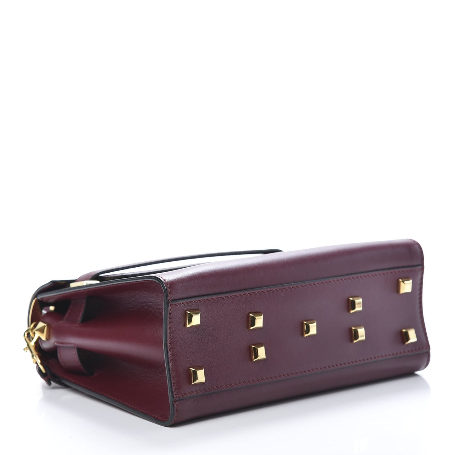 Vitello Small My Rockstud Frame Bag Rubin