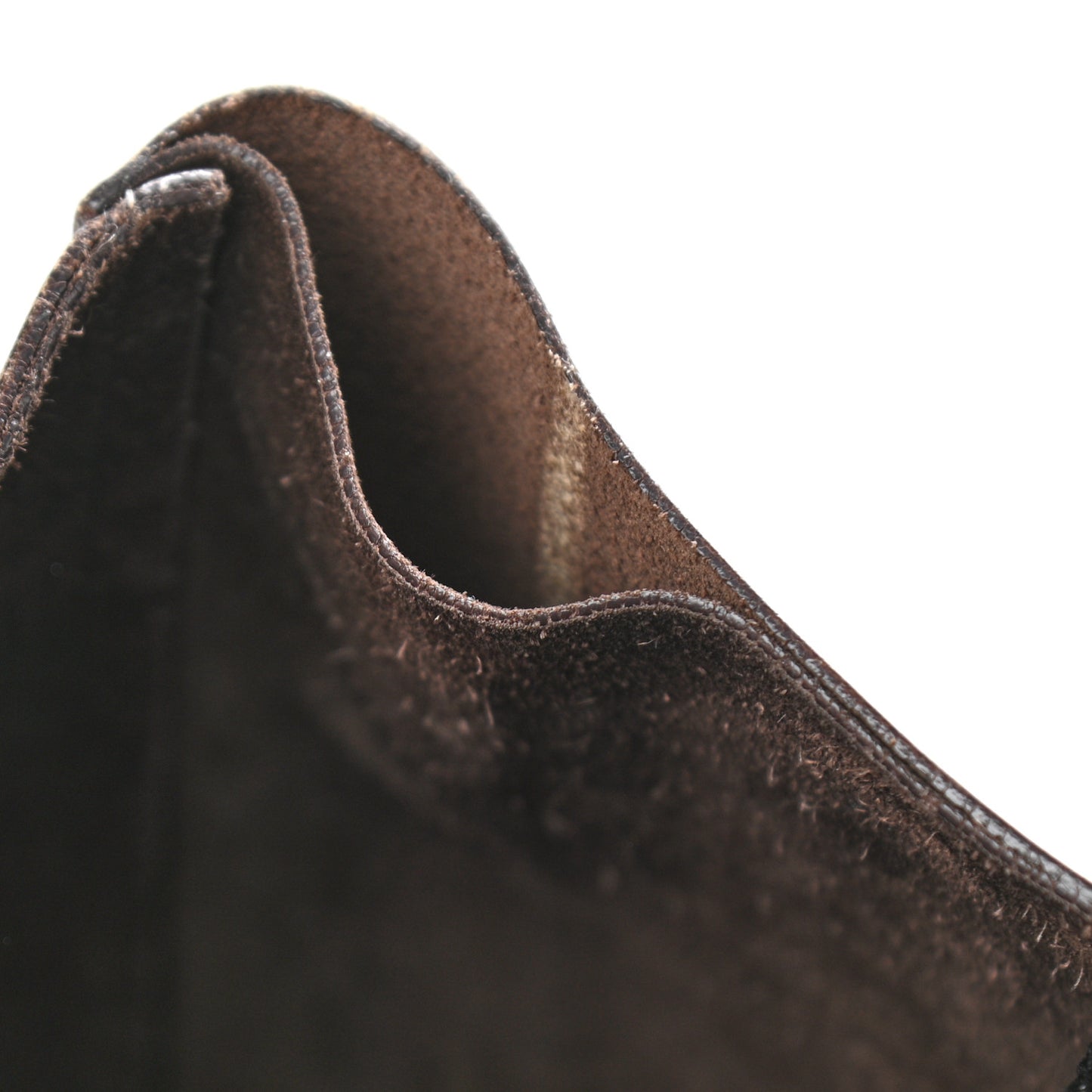 Vitello Lux Logo Tote Dark Brown