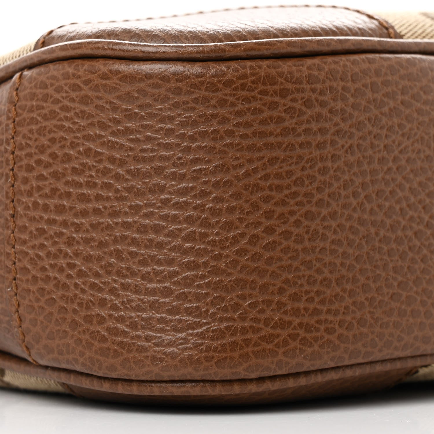 Gucci Monogram Mini Bree Messenger Bag Beige Tabacco 9 of 13