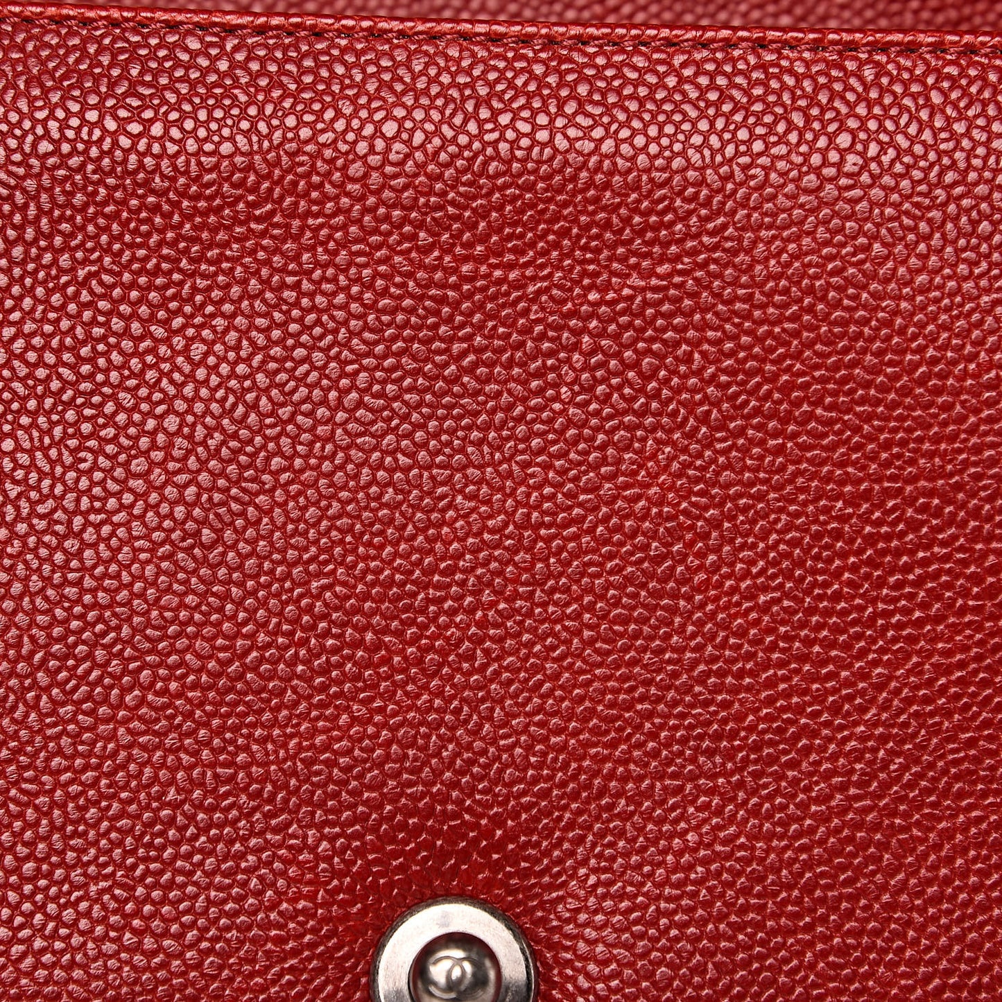 Caviar Quilted Medium Boy Flap Dark Red