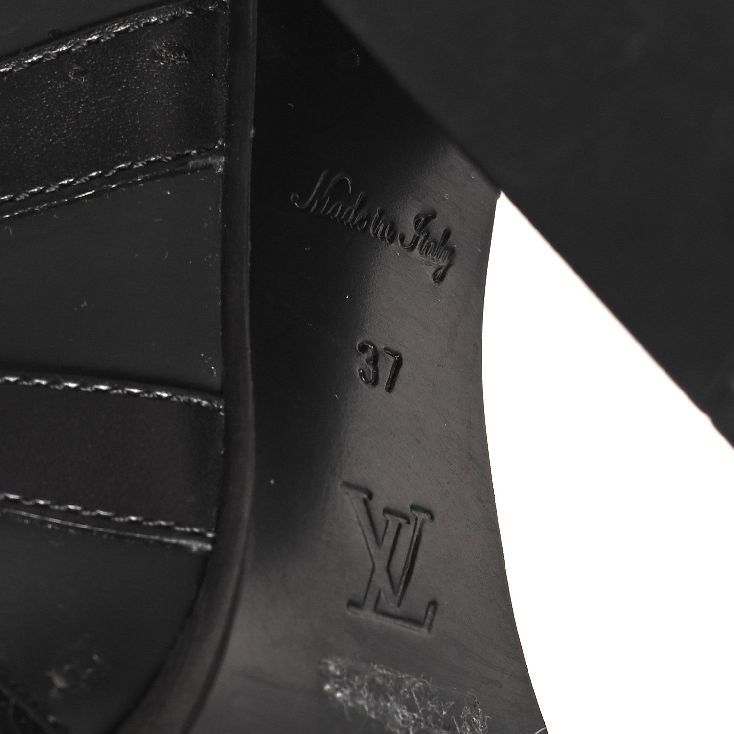Louis Vuitton Suede Calfskin Monogram Star Trail Ankle Boots 37 Black 7 of 8