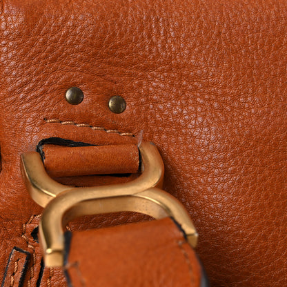 Chloe Calfskin Medium Marcie Satchel Tan 16 of 26