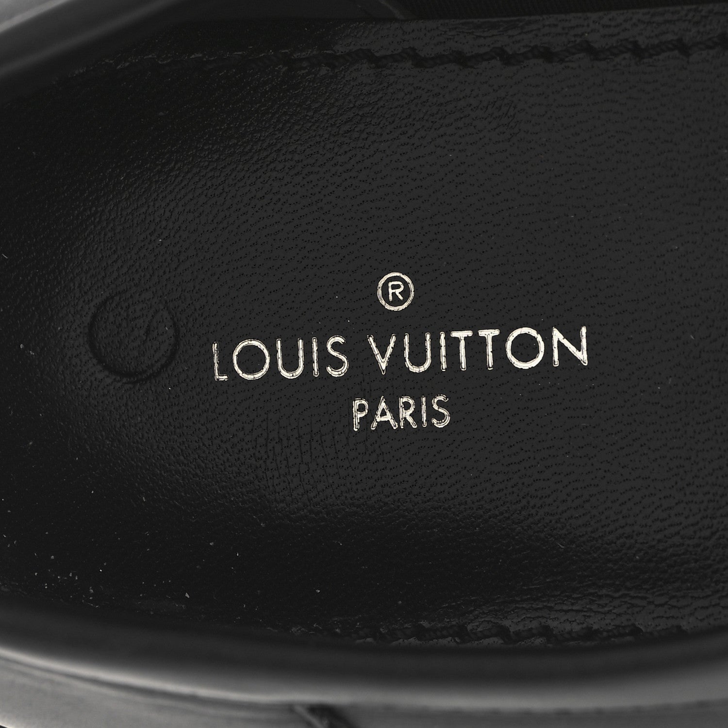 Louis Vuitton Calfskin Academy Loafers 38 Black White 9 of 9