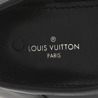 Louis Vuitton Calfskin Academy Loafers 38 Black White 9 of 9