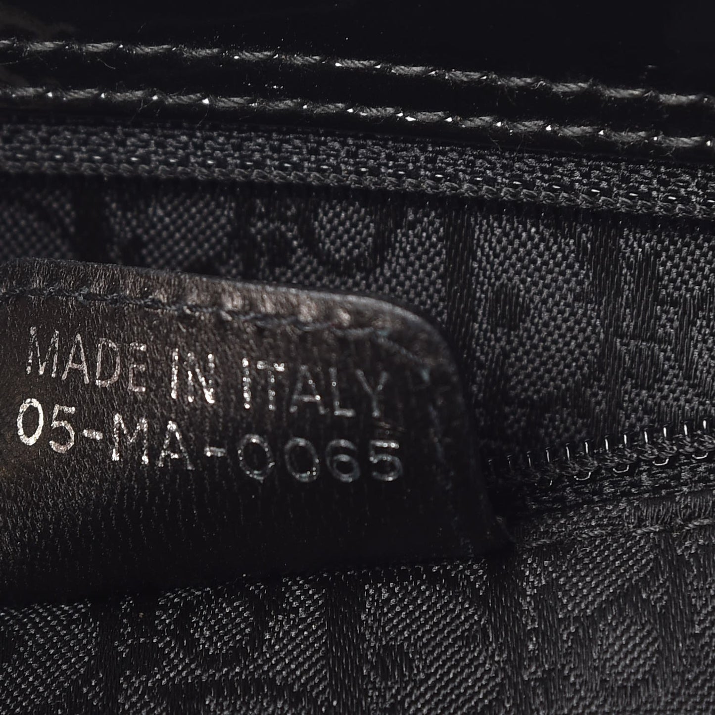 Patent Cannage Stitched East West Lady Dior Black