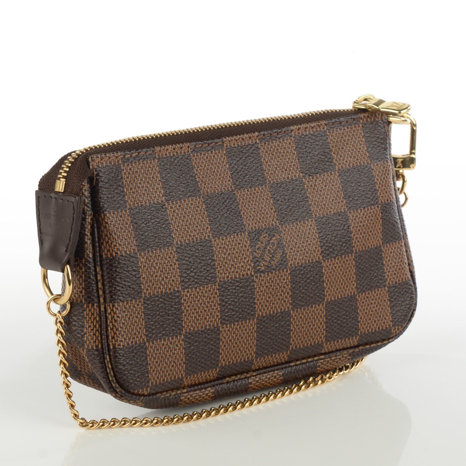 Louis Vuitton Damier Ebene Complice Trunks and Bags Mini Pochette Accessories Red 3 of 7