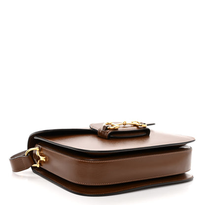 Gucci Azalea Calfskin Horsebit 1955 Shoulder Bag Brown Sugar 4 of 11