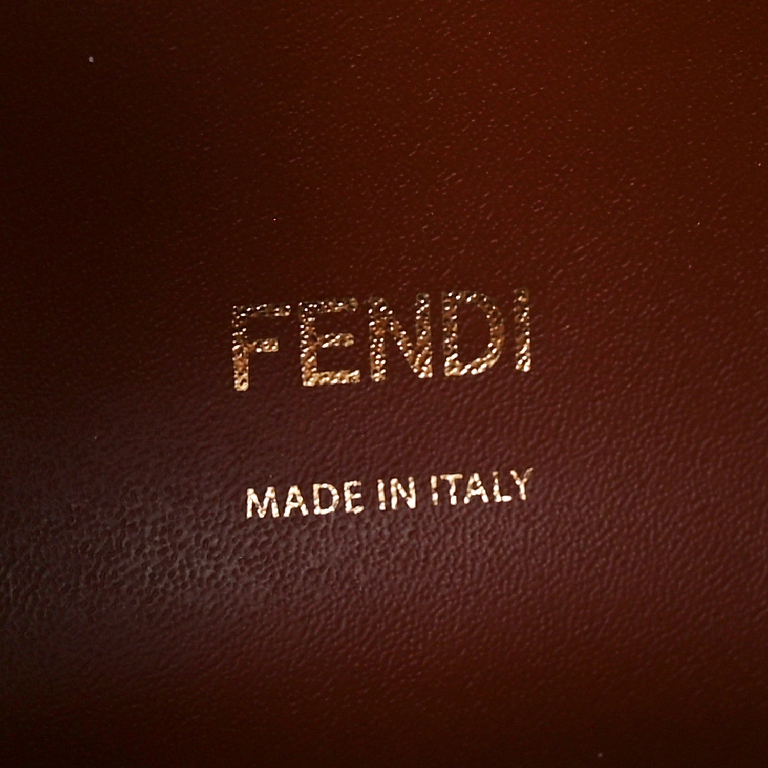 Fendi Vitello Liberty Glossy Lambskin F is Fendi Perforated Kan U Shoulder Bag White Ice Rust Maya 7 of 9