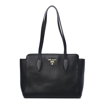 Prada Vitello Phenix Tote Black 1 of 4