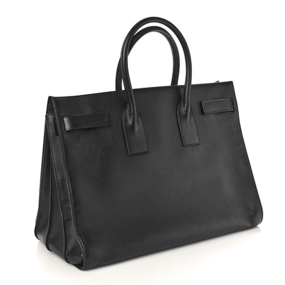 Saint Laurent Calfskin Large Sac De Jour Carryall Black 3 of 8