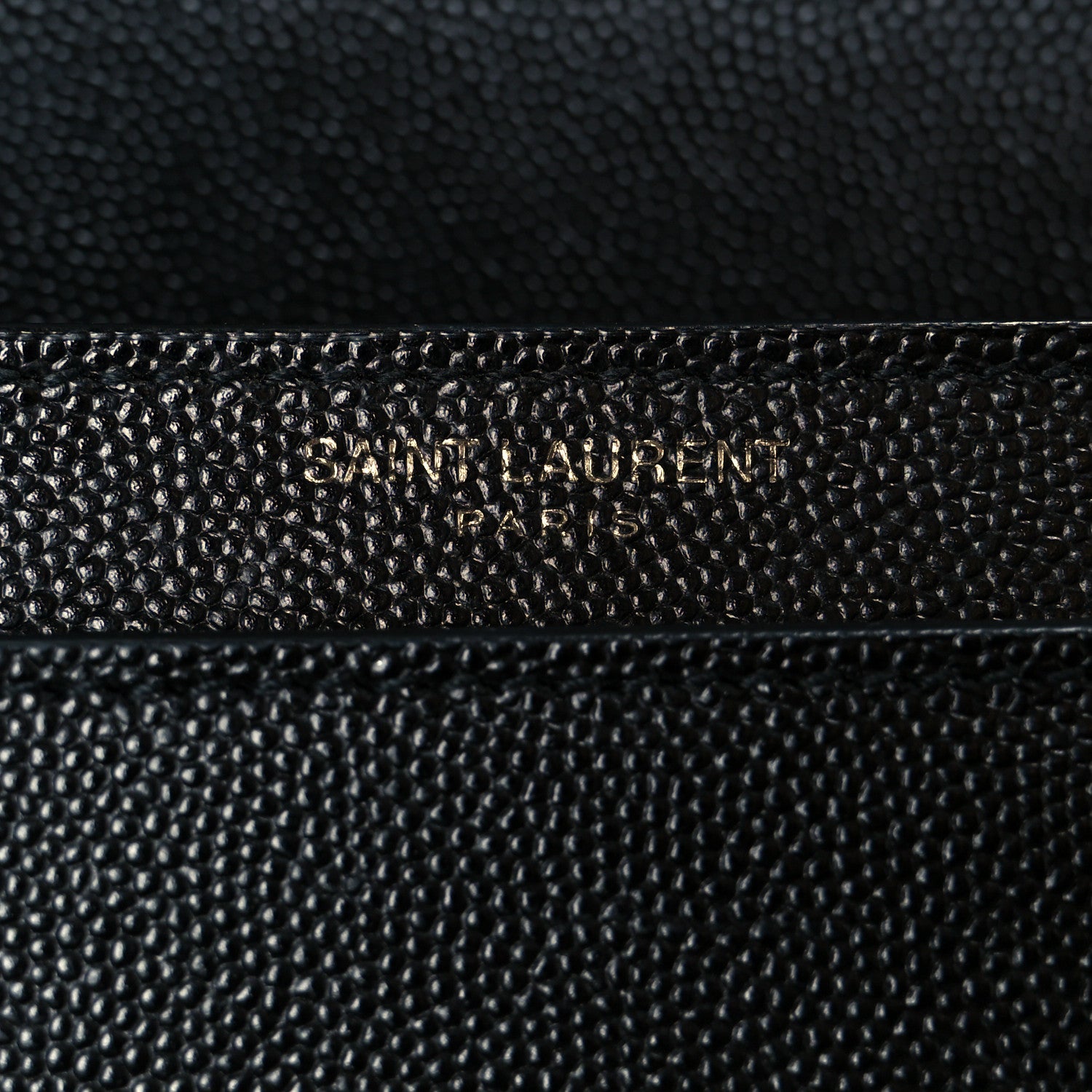 Saint Laurent Grain De Poudre Monogram Cassandra Clasp Bag Black 8 of 12
