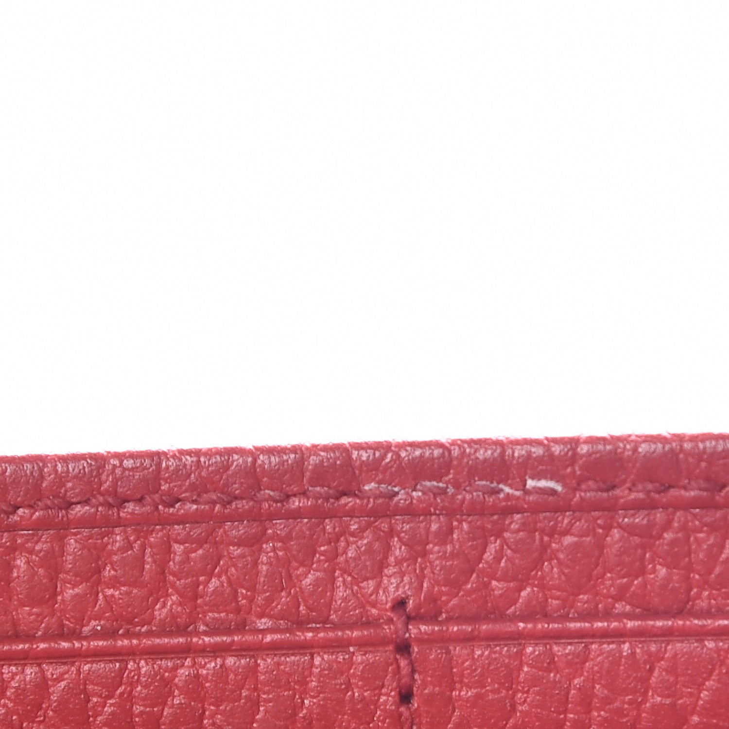 Gucci Dollar Calfskin Interlocking G Chain Wallet Red 9 of 10