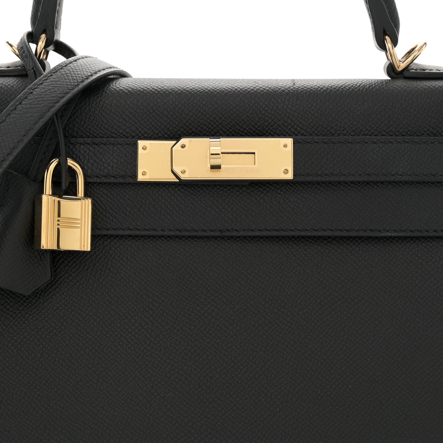 Hermes Epsom Kelly Sellier 28 Black 8 of 14