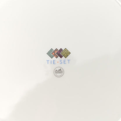 Hermes Porcelain Tie Dinner Plate Set of 2 5 of 6