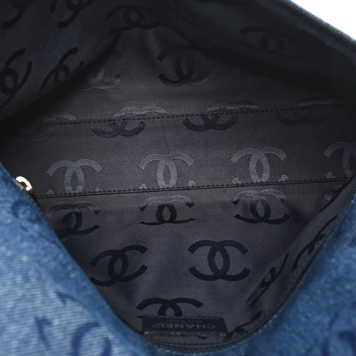 Denim CC Clutch Blue