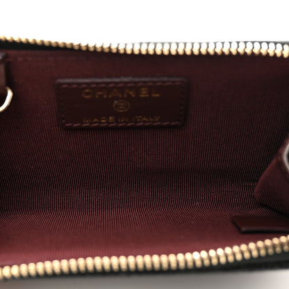 Chanel Caviar Quilted Key Holder Case Black 5 of 7