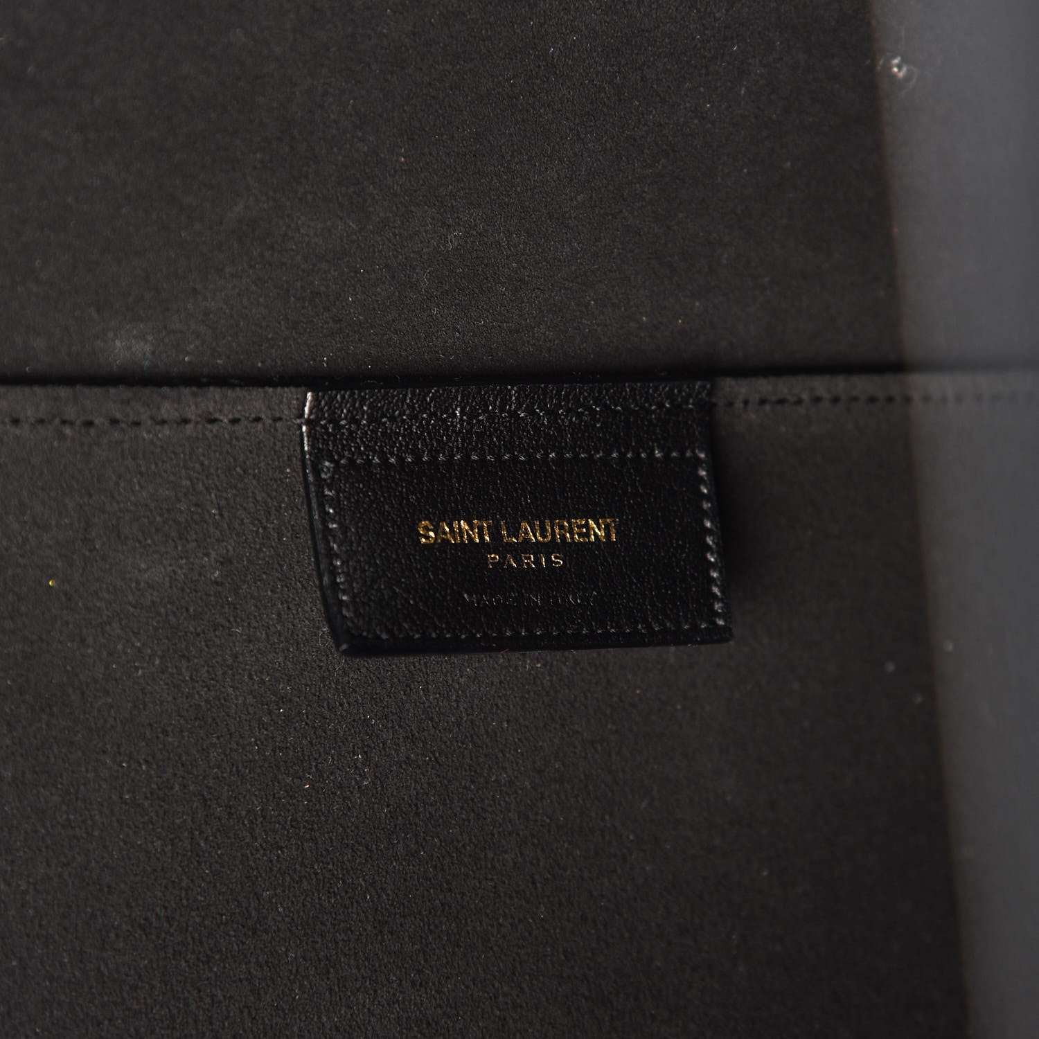 Saint Laurent Calfskin Large Shopping Tote Black 7 of 8
