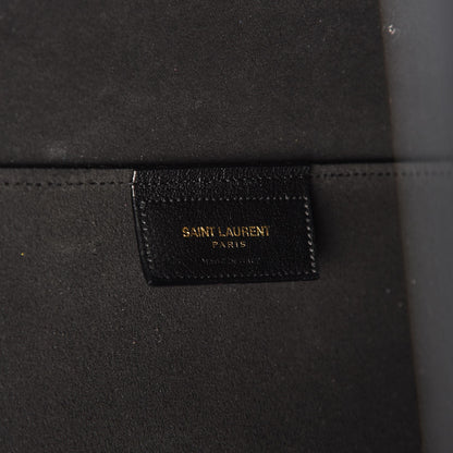 Saint Laurent Calfskin Large Shopping Tote Black 7 of 8