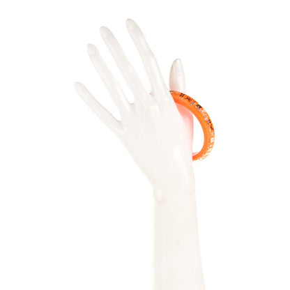 Louis Vuitton Resin Swarovski PM Inclusion Bracelet M Orange Sunset 2 of 4