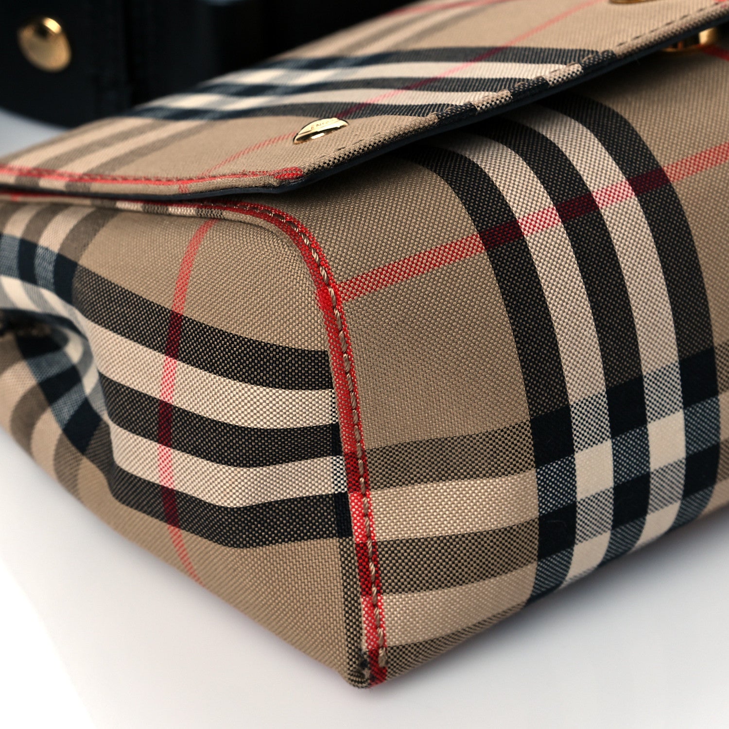 Burberry Vintage Check Hackberry Crossbody Bag Archive Beige Black 8 of 10