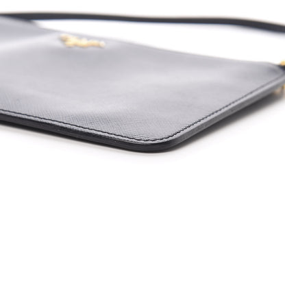 Prada Saffiano Pochette Bag Baltico 10 of 10