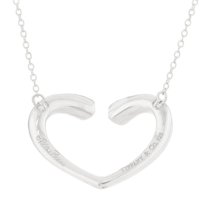 Tiffany Sterling Silver Paloma Picasso Tenderness Heart Pendant Necklace 4 of 4