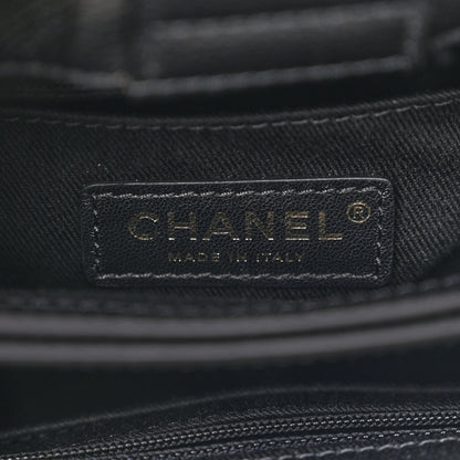 Chanel Grained Calfskin Mini Bi-Color Neo Executive Shopper Tote Beige Black 6 of 11