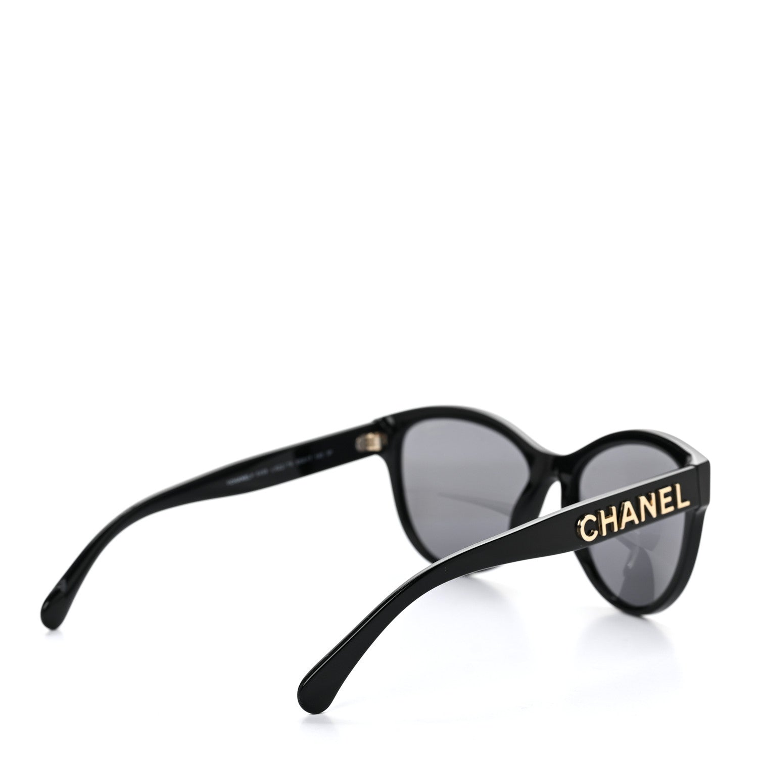 Chanel Acetate Pantos Logo Sunglasses 5458 Black 4 of 8