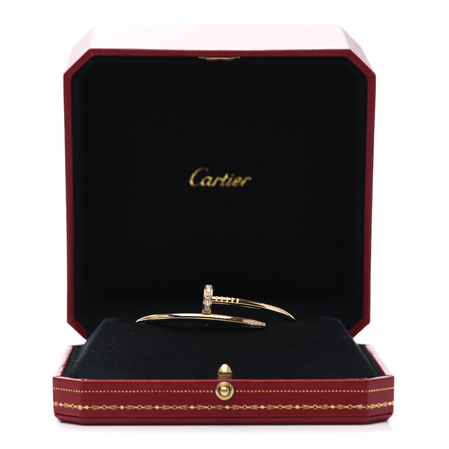 18K Yellow Gold Diamond Juste Un Clou Bracelet 16