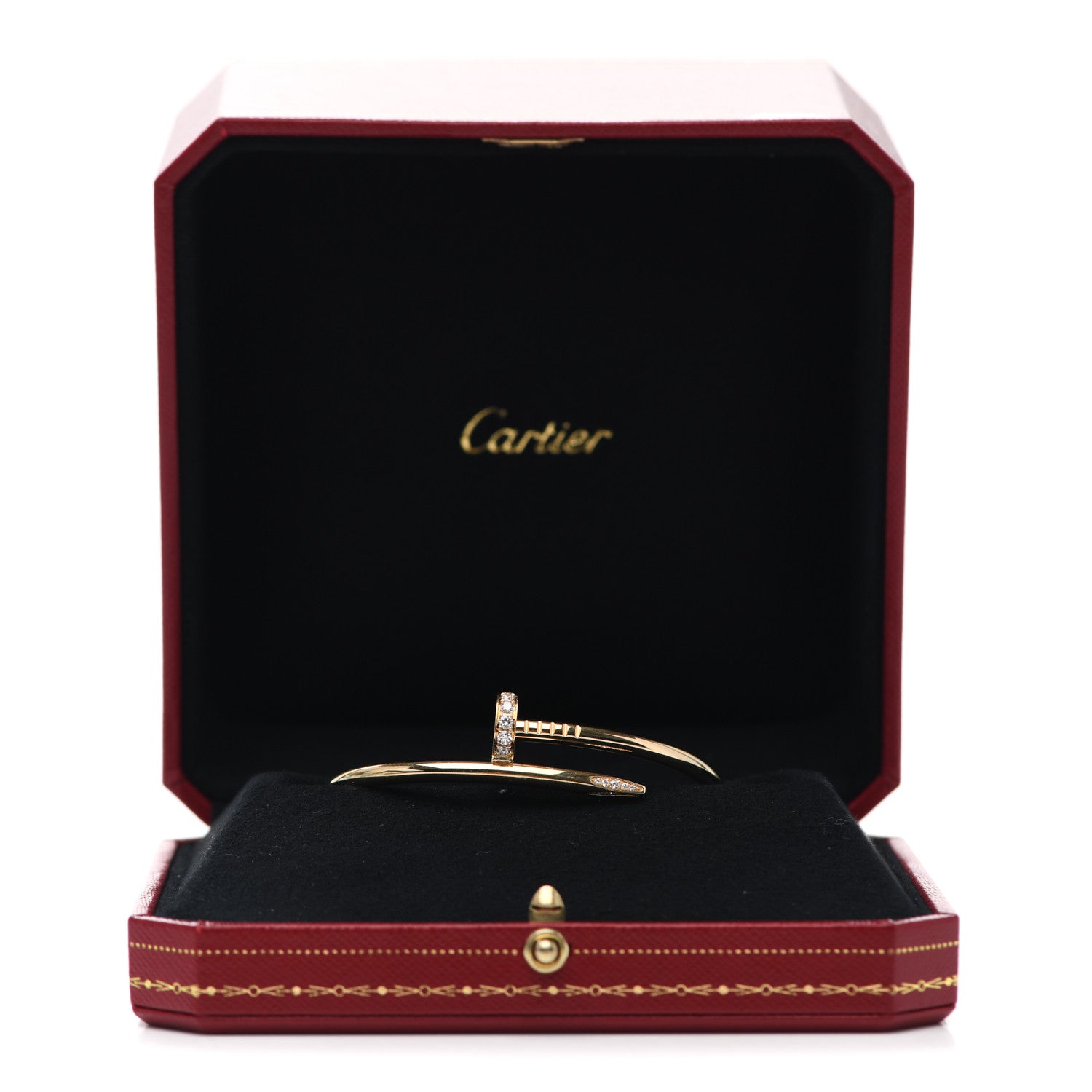 Cartier 18K Yellow Gold Diamond Juste Un Clou Bracelet 16 5 of 5