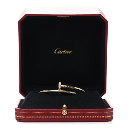 Cartier 18K Yellow Gold Diamond Juste Un Clou Bracelet 16 5 of 5