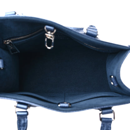Louis Vuitton Metallic Empreinte Monogram Giant Onthego PM Navy Nacre 4 of 8