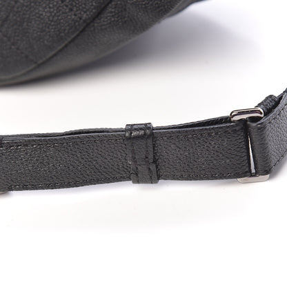 Chanel Caviar Stitched Banane Waist Bag Fanny Pack Black 10 of 13