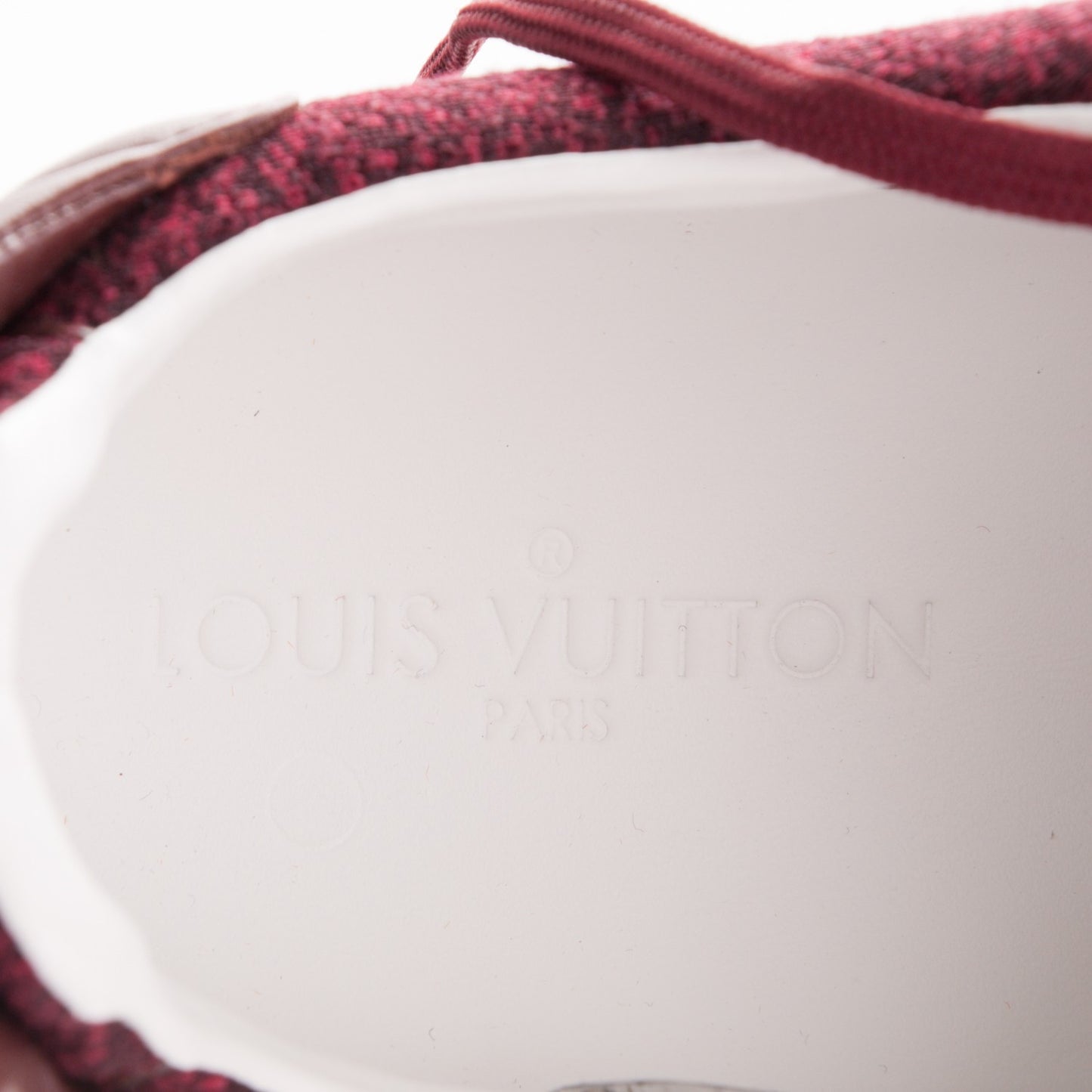 Tweed Frontrow Sneakers 9.5 Bordeaux